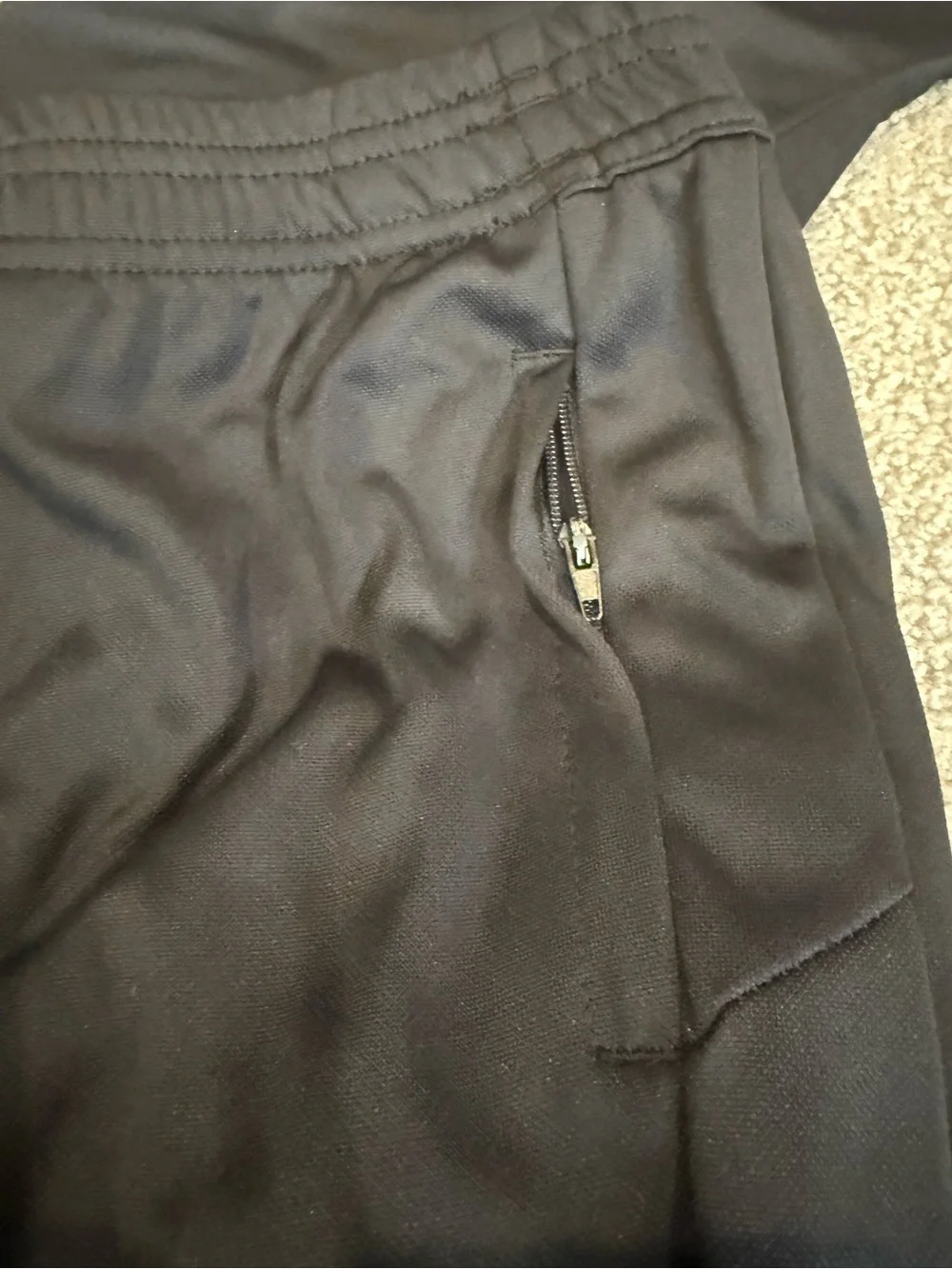 NEW Youth medium Black Full-Zip Track Jacket and Pants Set